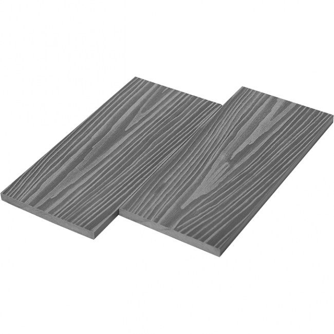 Заборная доска из ДПК UnoDeck Forte, 140x12х3000/4000 4000, Серый