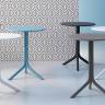 Стол пластиковый обеденный Spritz + Spritz Mini ментоловый Ø605х400-765 мм