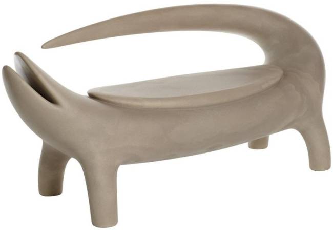 Диван из биопластика Big Kroko Special песок Сахары 1670х630х750 мм Диван из биопластика Big Kroko Special песок Сахары 1670х630х750 мм