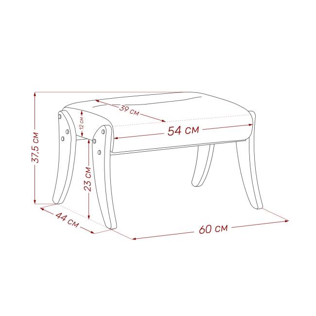 Пуф Leset Дэми Венге Malmo 05 Пуф Leset Дэми Венге Malmo 05