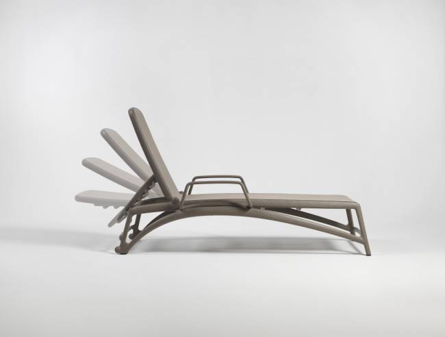 Шезлонг-лежак пластиковый Atlantico тортора 1720-2040х700х350 мм Шезлонг-лежак пластиковый Atlantico тортора 1720-2040х700х350 мм