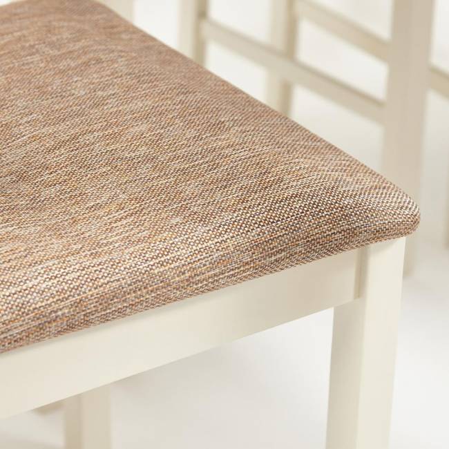 Обеденный комплект Хадсон (стол + 4 стула)/ Hudson Dining Set дерево гевея/мдф, стол: 110х70х75см / стул: 44х42х89см, ivory white (слоновая кость), ткань кор.-зол ivory white (слоновая кость) дерево гевея/мдф Обеденный комплект Хадсон (стол + 4 стула)/ Hudson Dining Set дерево гевея/мдф, стол: 110х70х75см / стул: 44х42х89см, ivory white (слоновая кость), ткань кор.-зол ivory white (слоновая кость) дерево гевея/мдф