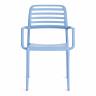 Кресло VALUTTO (mod. 54) пластик, 58 х 57 х 86 см , Pale blue (бледно-голубой) 33780 (Комплект из 4 шт.) Pale blue (бледно-голубой) 33780 пластик