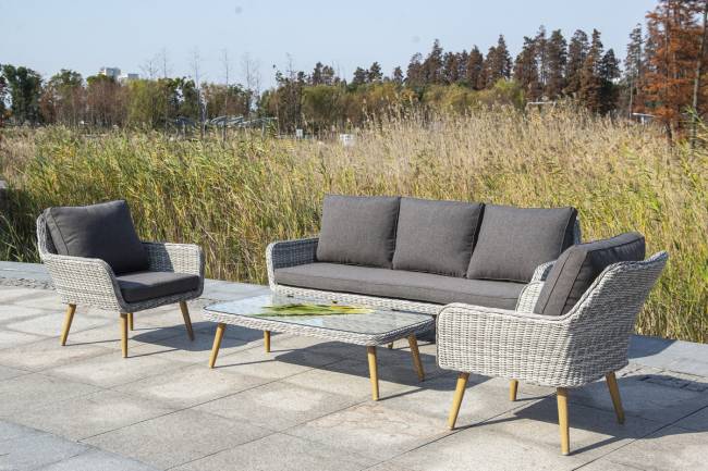 "Прованс" столик журнальный из ротанга, цвет бежевый "Прованс" столик журнальный из ротанга, цвет бежевый