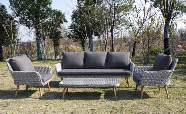 "Прованс" столик журнальный из ротанга, цвет бежевый "Прованс" столик журнальный из ротанга, цвет бежевый