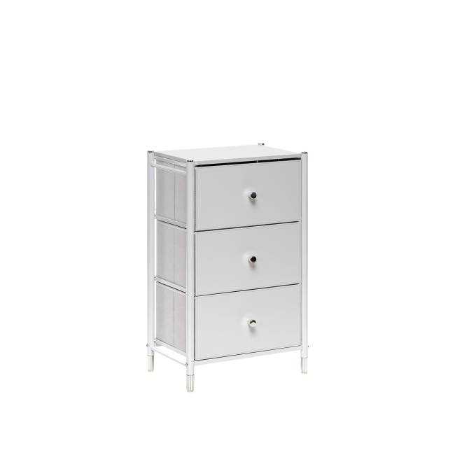 Комод Leset Хайди 3 ящика Белый Белый Комод Leset Хайди 3 ящика Белый Белый
