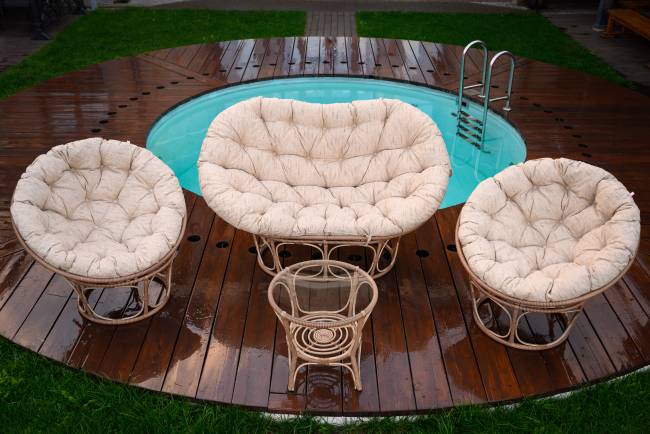 ТЕРРАСНЫЙ КОМПЛЕКТ Mamasan + Papasan + Стол (Бамбук) ТЕРРАСНЫЙ КОМПЛЕКТ Mamasan + Papasan + Стол (Бамбук)