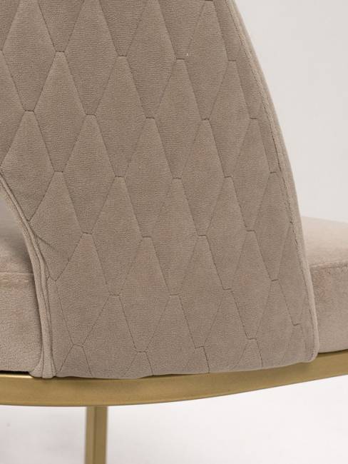 Стул Oscar Beige Romb / Gold