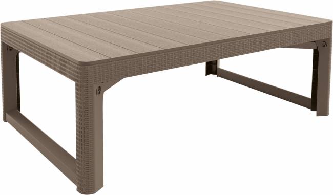 Lyon rattan table cappuccino