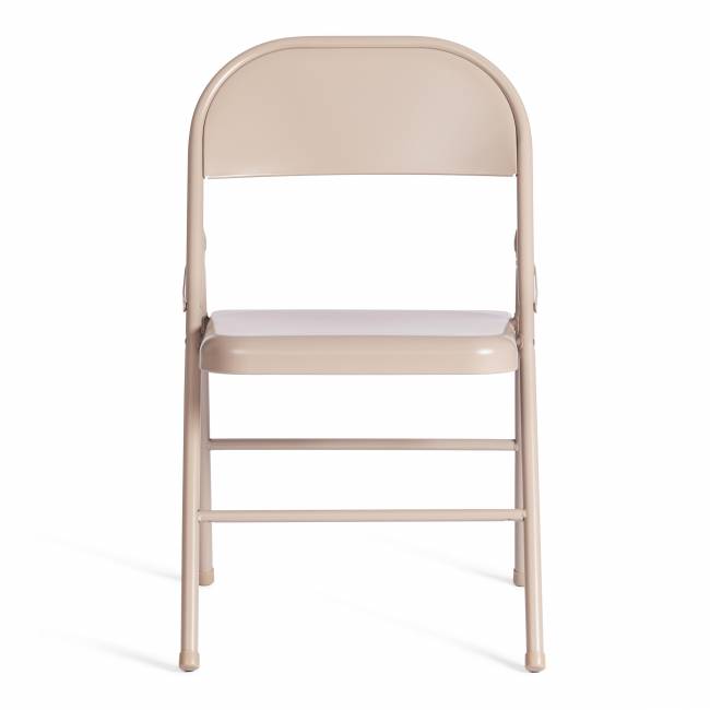 Стул складной FOLDER (mod. 3023(II)) металлический, 46,5 x 48 x 75, 7-beige (Комплект из 6 шт.) бежевый металлический