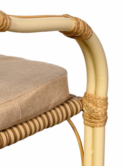 Комплект из искусственного ротанга Bali (Бали)-4 (цвет: слоновая кость)