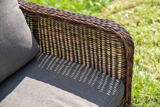 "Гляссе" лаунж-зона из искусственного ротанга, цвет коричневый "Гляссе" лаунж-зона из искусственного ротанга, цвет коричневый