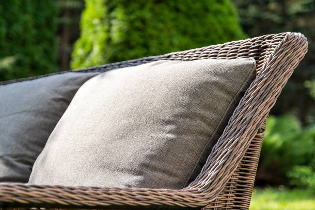 "Гляссе" лаунж-зона из искусственного ротанга, цвет коричневый "Гляссе" лаунж-зона из искусственного ротанга, цвет коричневый