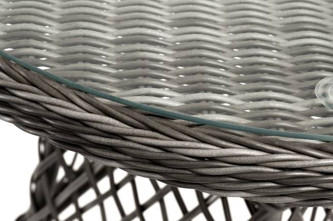 "Алиса" кофейный комплект из искусственного ротанга, цвет графит "Алиса" кофейный комплект из искусственного ротанга, цвет графит