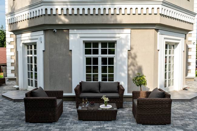 "Капучино Сингл" лаунж-зона из искусственного ротанга, цвет коричневый "Капучино Сингл" лаунж-зона из искусственного ротанга, цвет коричневый