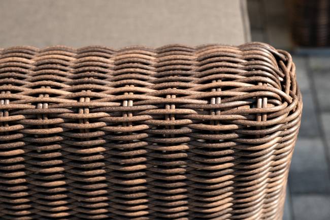 "Капучино" лаунж-зона из искусственного ротанга, цвет коричневый