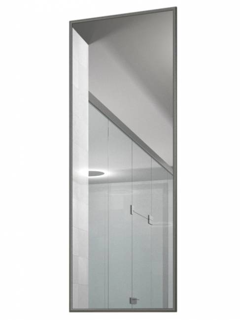 Зеркало настенное в раме Сельетта-6, матовое серебро 110 см х 40 см Зеркало настенное в раме Сельетта-6, матовое серебро 110 см х 40 см