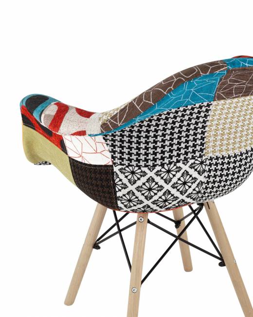 Кресло Eames DSW пэчворк