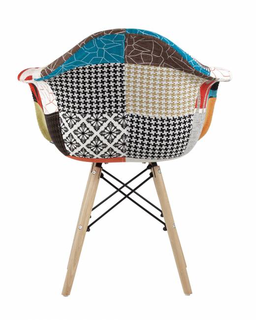 Кресло Eames DSW пэчворк
