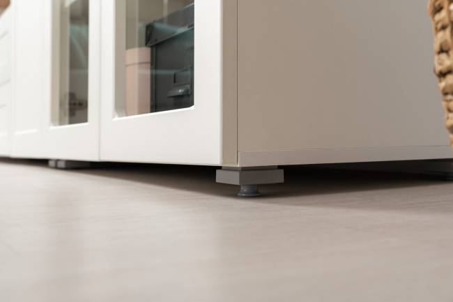 Шкаф-витрина 2-х дверный Остин 16.394.02 цвет белый шагрень/дуб крафт золотой