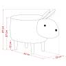 Пуф Leset Rabbit COMBI V18 бежевый Бук