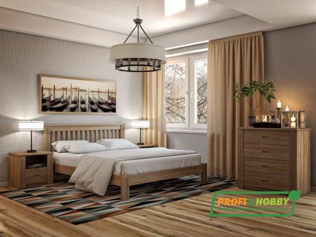 Кровать Rino 1200 х 2000 ясень, натур