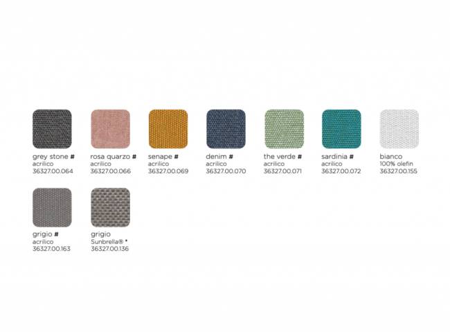 Подушка для дивана Net Bench серый Sunbrella 535х1055х70 мм