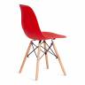 Стул CINDY (EAMES) (mod. 1801) / 1 шт. в упаковке дерево бук/металл/сиденье пластик, 45x51x82 см, Red (красный) красный