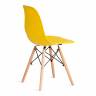 Стул CINDY (EAMES) (mod. 1801) / 1 шт. в упаковке дерево бук/металл/сиденье пластик, 45x51x82 см, Yellow (Желтый) желтый
