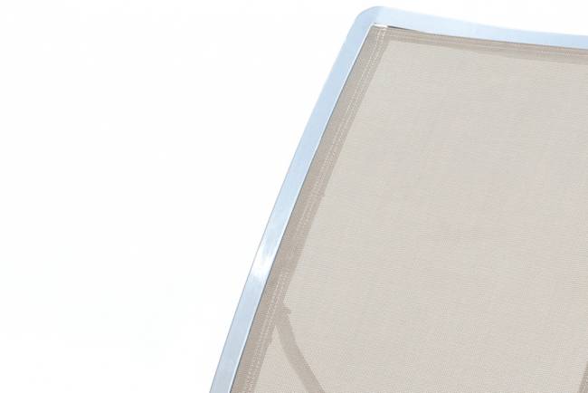 Шезлонг-лежак металлический Lotos Sunbed тортора 2000х625х1050 мм