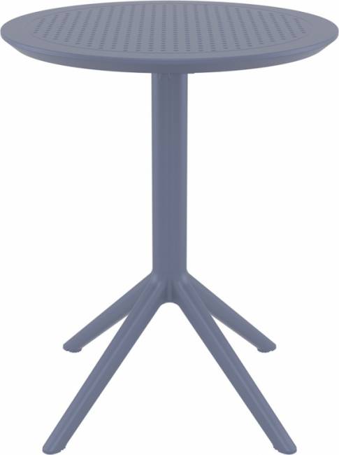 Стол пластиковый складной Sky Folding Table Ø60 темно-серый Ø600х740 мм Стол пластиковый складной Sky Folding Table Ø60 темно-серый Ø600х740 мм