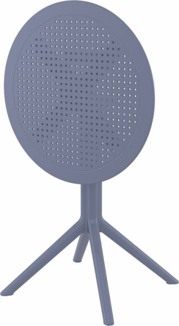Стол пластиковый складной Sky Folding Table Ø60 темно-серый Ø600х740 мм Стол пластиковый складной Sky Folding Table Ø60 темно-серый Ø600х740 мм