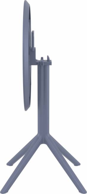 Стол пластиковый складной Sky Folding Table Ø60 темно-серый Ø600х740 мм Стол пластиковый складной Sky Folding Table Ø60 темно-серый Ø600х740 мм