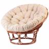 Кресло PAPASAN/ПАПАСАН 23/01 W  /с подушкой/ диаметр подушки 129 см, 115х101х104 см, Cognac (коньяк), ткань Старт