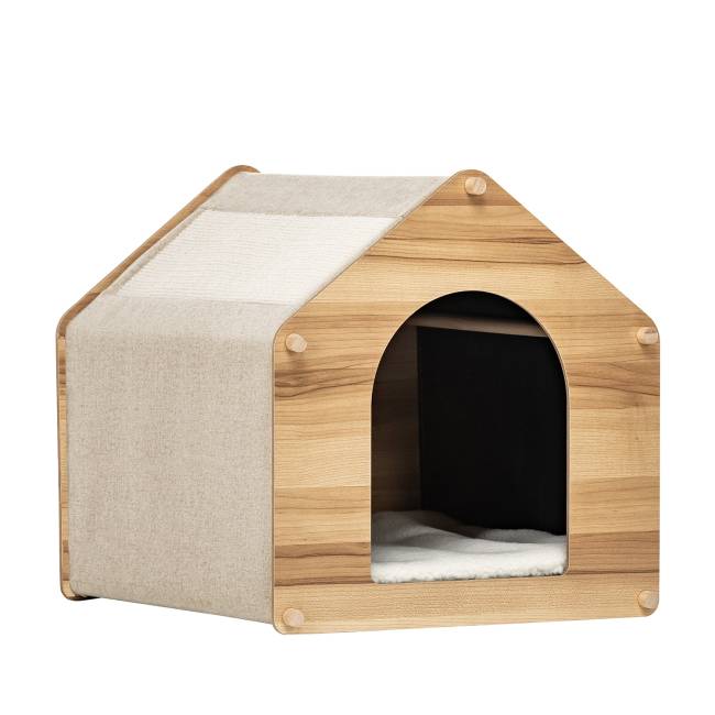 Домик для животных Leset Клеш Натуральное дерево Бежевый