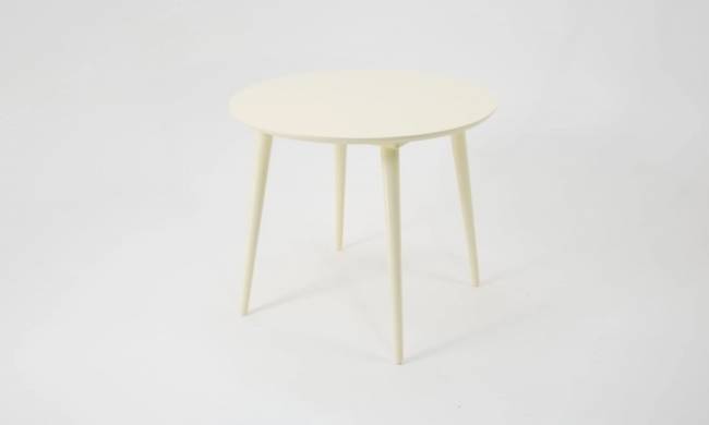 Стол Монте К 90 слоновая кость