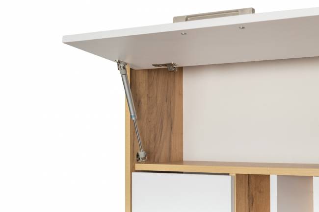 Стол письменный Лайт цвет дуб крафт золотой/белый премиум Стол письменный Лайт цвет дуб крафт золотой/белый премиум