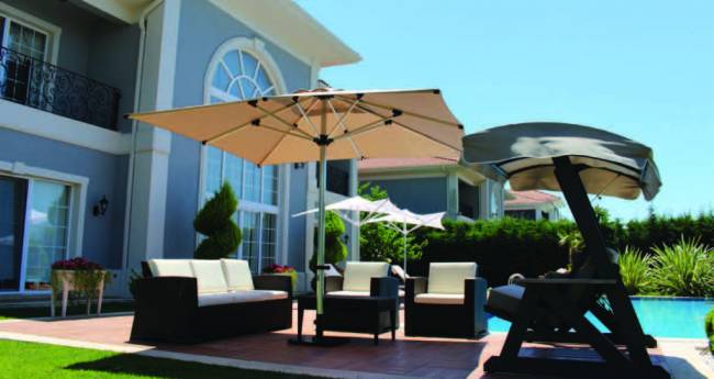 Зонт профессиональный 3х4 м Lux Telescopic Manuel бежевый 3000х4000 мм Зонт профессиональный 3х4 м Lux Telescopic Manuel бежевый 3000х4000 мм