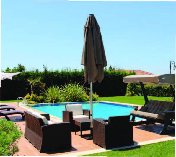 Зонт профессиональный 3х4 м Lux Telescopic Manuel бежевый 3000х4000 мм Зонт профессиональный 3х4 м Lux Telescopic Manuel бежевый 3000х4000 мм