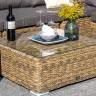"Лунго" журнальный столик плетеный (гиацинт), цвет соломенный "Лунго" журнальный столик плетеный (гиацинт), цвет соломенный