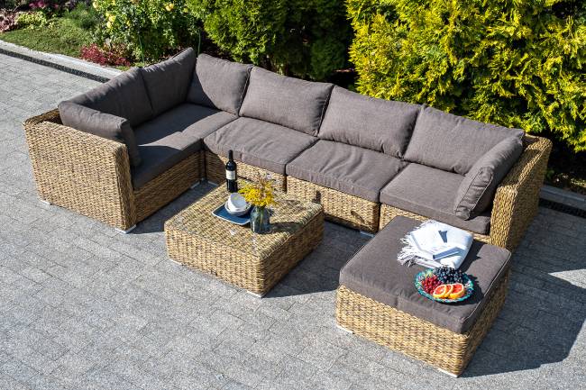 "Лунго" журнальный столик плетеный (гиацинт), цвет соломенный "Лунго" журнальный столик плетеный (гиацинт), цвет соломенный