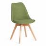 Стул TULIP SOFT (mod. 053V) / 1 шт. в упаковке дерево/пластик/ткань, 49,5 x 54,5 x 84 см, Зеленый (Green) LY1701-7 Зеленый (Green) LY1701-7 дерево/пластик/ткань