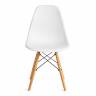 Стул CINDY (EAMES) (mod. 001) / 1 шт. в упаковке дерево бук/металл/сиденье пластик, 51x46x82.5см, white (белый) white (белый) дерево бук/металл/сиденье пластик