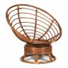 Кресло-качалка PAPASAN/ПАПАСАН w 23/01 B /с подушкой/ 115х78х104 см, Pecan (орех), ткань Старт
