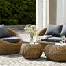 "Барселона" лаунж-зона из искусственного ротанга, цвет соломенный