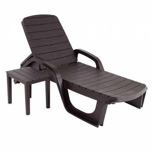 Столик к лежаку Прованс шоколадный