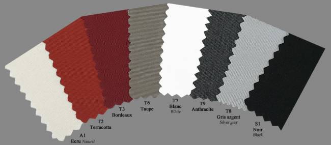 Зонт профессиональный 3х3 м Torino Braccio имитация ироко, слоновая кость 3000х3000 мм