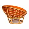 Кресло PAPASAN/ПАПАСАН 23/01 W  /с подушкой/ диаметр подушки 122 см, 115х101х104 см, Honey (мед), ткань Оранжевый, С 23