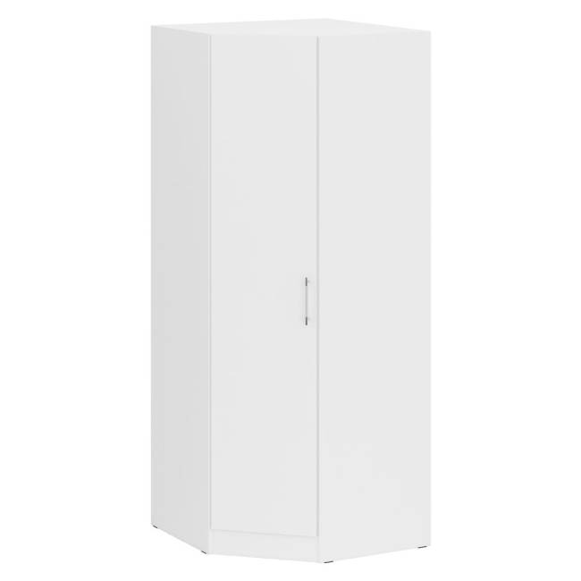 Кровать белая двуспальная 1600 с угловым шкафом Стандарт цвет белый