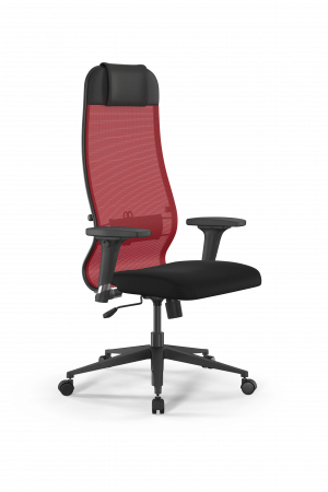 Кресло Sit 10 B1-111D - X2+UMF(X1) /Ub00/Wh00/D02P(M09.B11.G19.W02), красный-черный